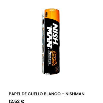 PAPEL DE CUELLO - NISHMAN